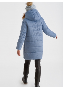 Слингокуртка зимняя (трансформер) 3в1, цвет серо-голубой