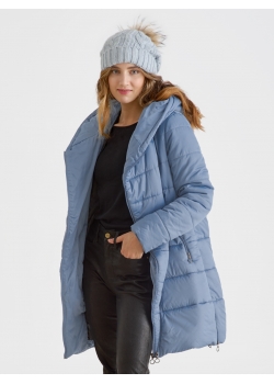 Слингокуртка зимняя (трансформер) 3в1, цвет серо-голубой