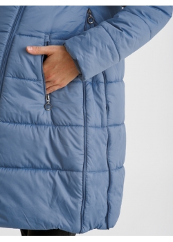 Слингокуртка зимняя (трансформер) 3в1, цвет серо-голубой