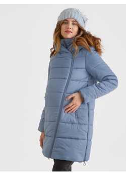 Слингокуртка зимняя (трансформер) 3в1, цвет серо-голубой