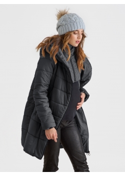 Слингокуртка зимняя (трансформер) 3в1, цвет графит