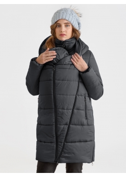 Слингокуртка зимняя (трансформер) 3в1, цвет графит