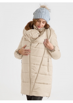 Слингокуртка зимняя (трансформер) 3в1, цвет бежевый