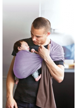 Слинг с кольцами трикотажный Diva Stretchy Moka/Lavanda