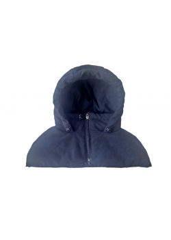 Слингокуртка зимняя - парка для беременных 3 в 1 с мехом, синий