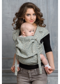 Май-слинг Diva Basico, Damasco с капюшоном