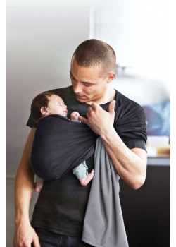 Слинг с кольцами трикотажный Diva Stretchy Grafite/Mist