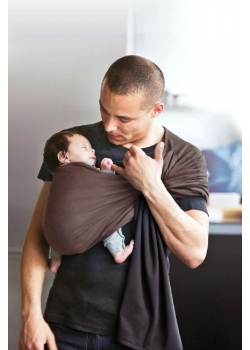 Слинг с кольцами трикотажный Diva Stretchy Grafite/Moka