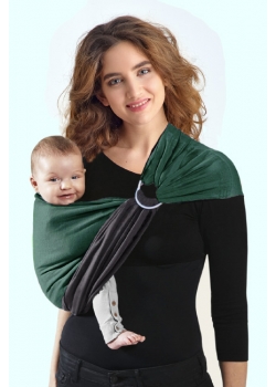 Слинг с кольцами трикотажный Diva Stretchy Grafite/Pino