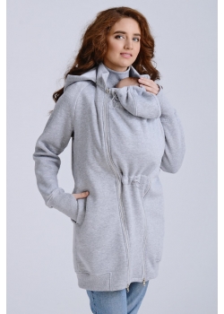 Слинготолстовка (слингокофта) для беременных Diva Outerwear 3в1, Nebbia
