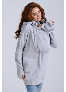 Слинготолстовка (слингокофта) для беременных Diva Outerwear 3в1, Nebbia