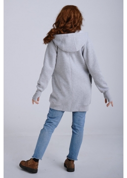 Слинготолстовка (слингокофта) для беременных Diva Outerwear 3в1, Nebbia