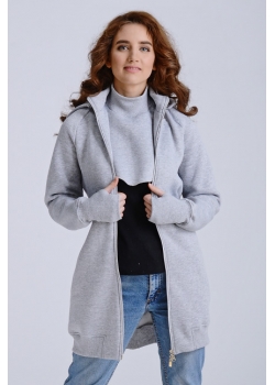 Слинготолстовка (слингокофта) для беременных Diva Outerwear 3в1, Nebbia