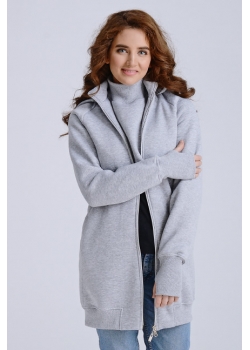 Слинготолстовка (слингокофта) для беременных Diva Outerwear 3в1, Nebbia