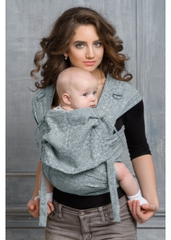 Май-слинг Diva Basico, Damasco с капюшоном