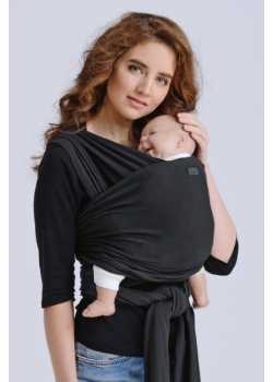 Трикотажный слинг-шарф Diva Stretchy, Nero