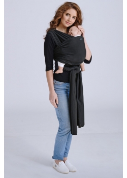 Трикотажный слинг-шарф Diva Stretchy, Nero