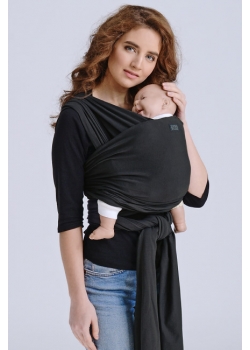 Трикотажный слинг-шарф Diva Stretchy, Nero