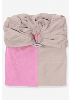 Слинг с кольцами трикотажный Diva Stretchy Pink/Beige