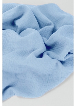 Накидка для кормления (милк-снуд) муслиновая, Denim