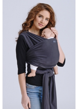 Трикотажный слинг-шарф Diva Stretchy, Nero