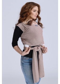 Трикотажный слинг-шарф для новорожденного Diva Stretchy, Sabbia