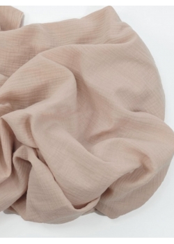 Накидка для кормления (милк-снуд) муслиновая, телесный