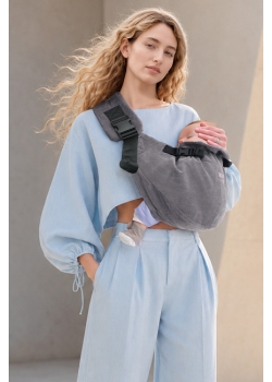 Слинг переноска на бедро Diva Milano, Velvet Grey