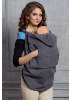 Слингонакидка из шерсти Diva Outerwear Antracite (графит)