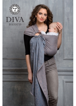 Слинг с кольцами Diva Basico, Cacao