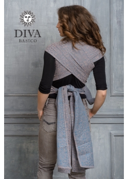 Май-слинг Diva Basico, Cacao с капюшоном