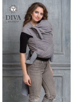 Май-слинг Diva Basico, Cacao с капюшоном