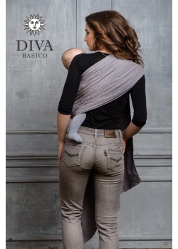 Слинг с кольцами Diva Basico, Cacao