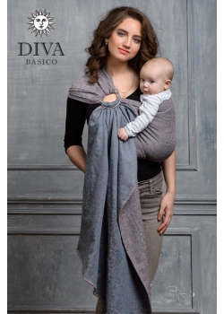 Слинг с кольцами Diva Basico, Cacao