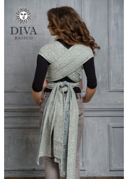 Май-слинг Diva Basico, Damasco с капюшоном