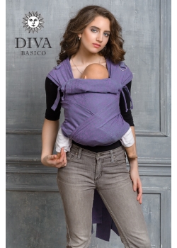 Май-слинг Diva Basico, Lilla с капюшоном