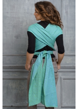 Май-слинг Diva Basico, Lime с капюшоном