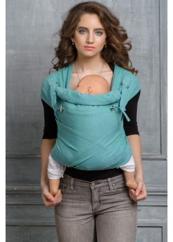 Май-слинг Diva Basico, Lime с капюшоном