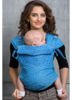 Май-слинг Diva Basico, Oltremare с капюшоном