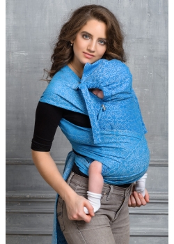 Май-слинг Diva Basico, Oltremare с капюшоном