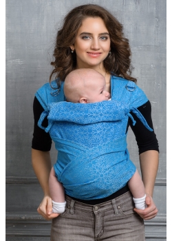Май-слинг Diva Basico, Oltremare с капюшоном