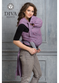 Май-слинг Diva Basico, Perla с капюшоном