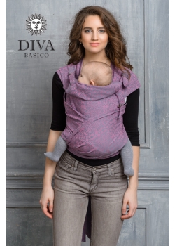 Май-слинг Diva Basico, Perla с капюшоном