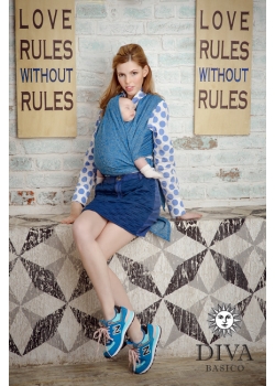 Слинг-шарф Diva Basico, Zaffiro