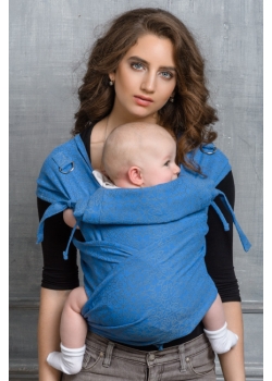 Май-слинг Diva Basico, Zaffiro с капюшоном