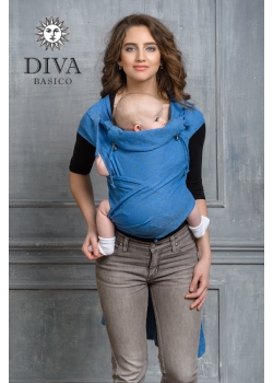 Май-слинг Diva Basico, Zaffiro с капюшоном