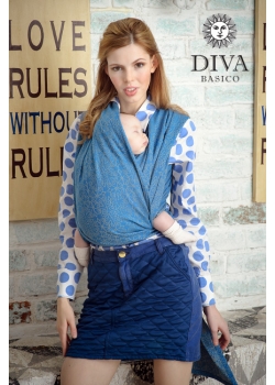 Слинг-шарф Diva Basico, Zaffiro