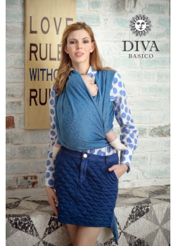 Слинг-шарф Diva Basico, Zaffiro