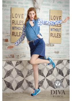 Слинг-шарф Diva Basico, Zaffiro