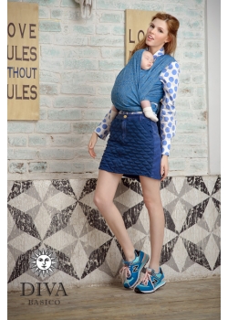 Слинг-шарф Diva Basico, Zaffiro